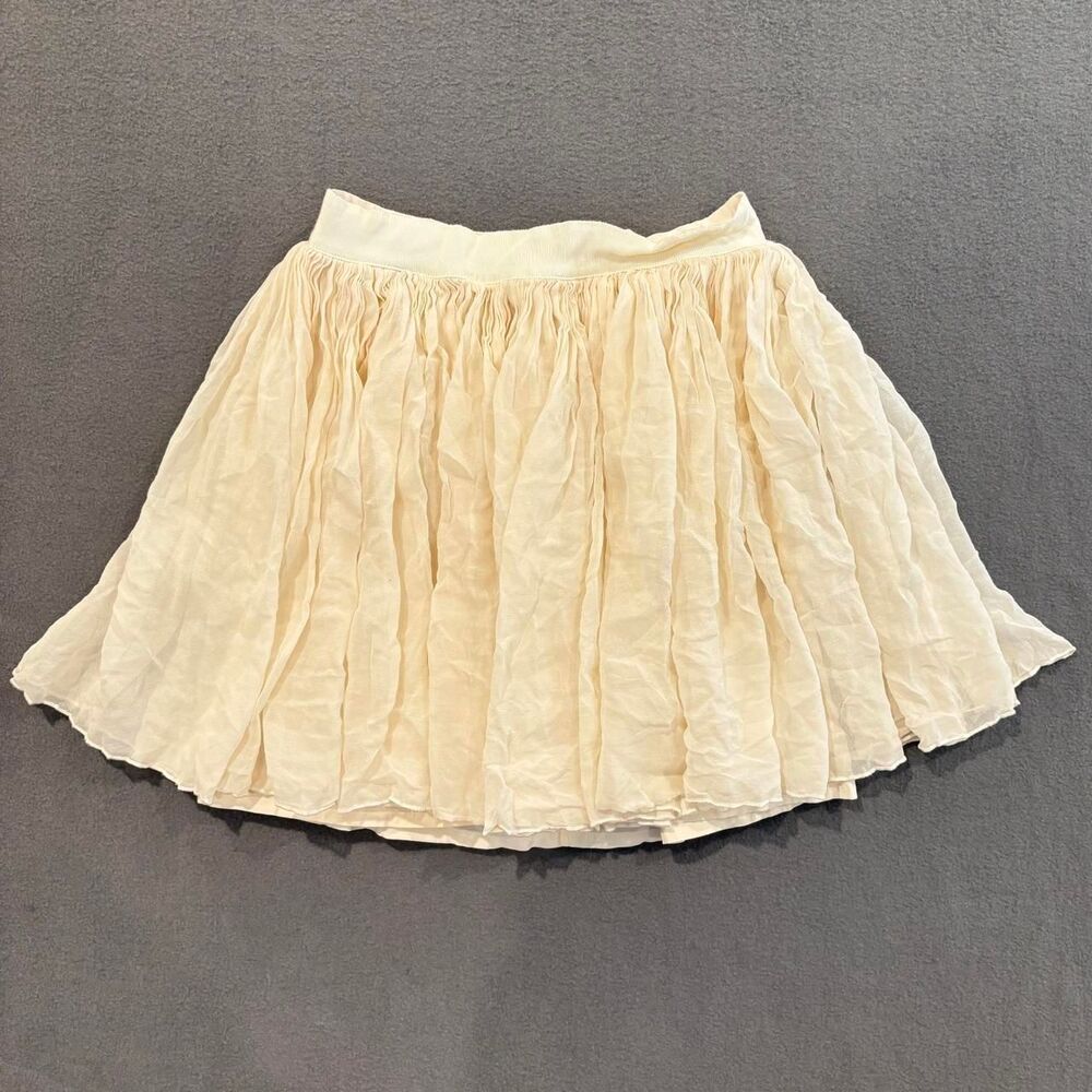adam lippes new york 100% silk skirt